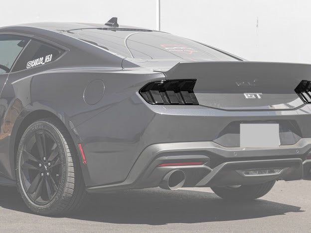 2024-UP FORD MUSTANG S650 | SMOKE TINTED REAR TAIL LIGHT TRIM BEZEL COVER